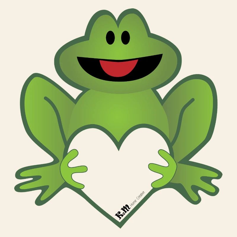 Frosch mit Hirsch