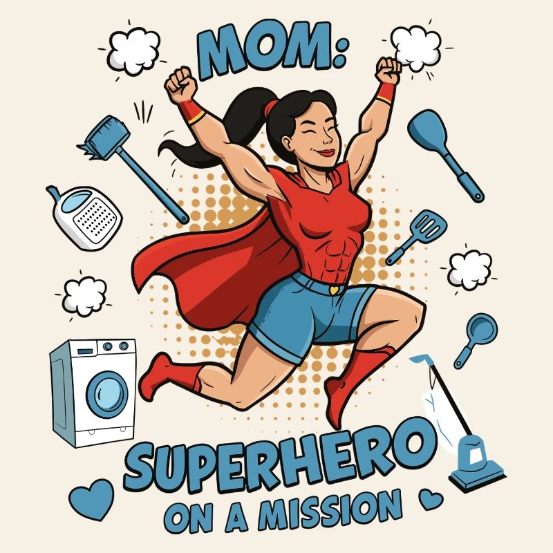 Mutter, Superheldin auf einer Mission !