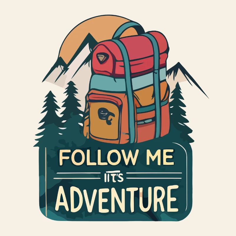 Adventure Backpack Mountains Forest