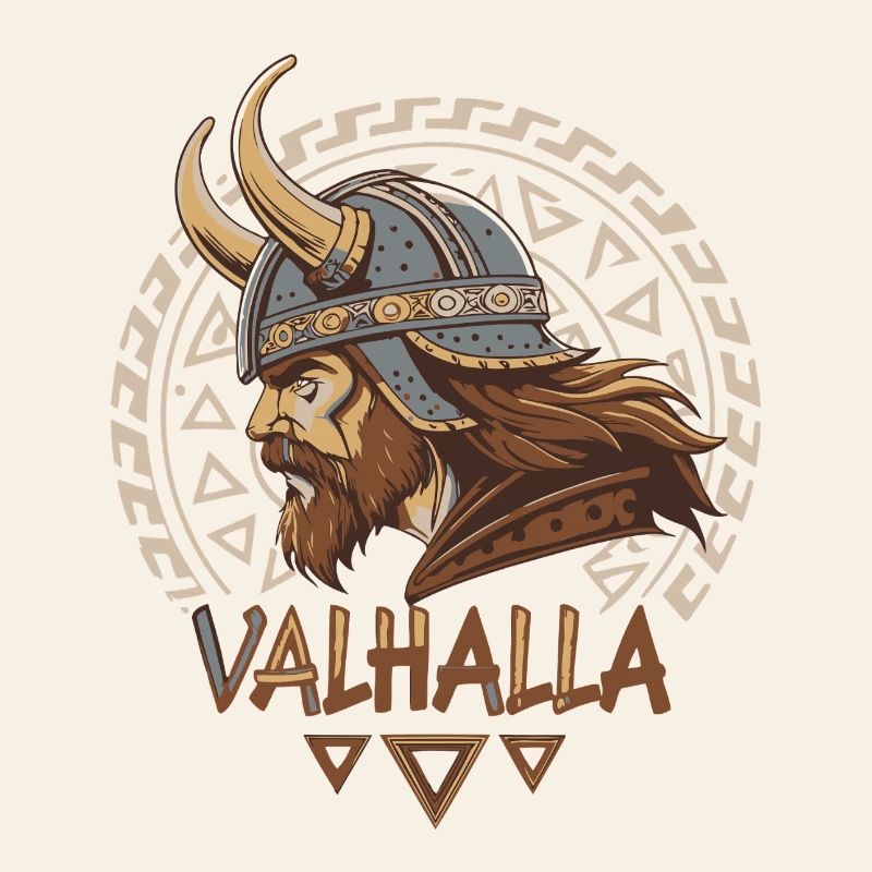 Wikinger Walhalla Runenhelm
