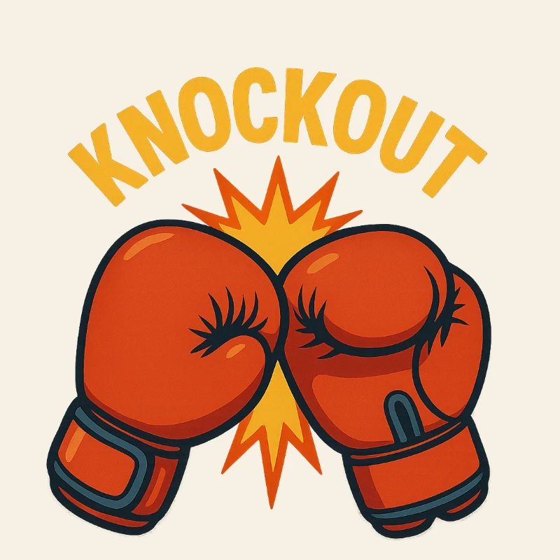 Knockout – Boxhandschuh Comic