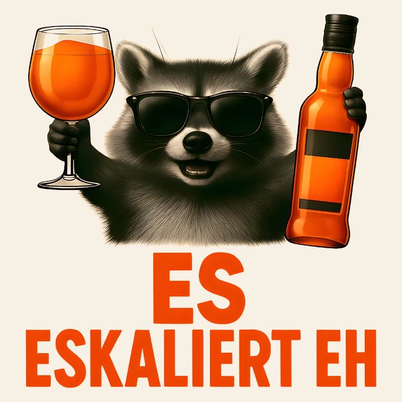 Es Eskaliert Eh Waschbär Spritz Party Geschenkidee