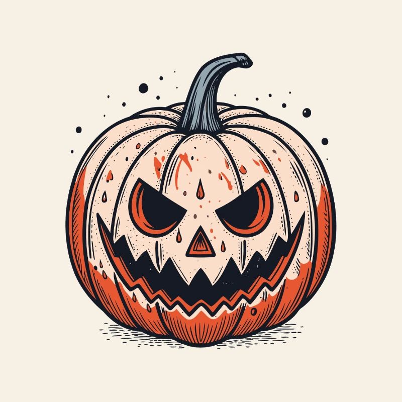 Scary Jackolantern Pumpkin