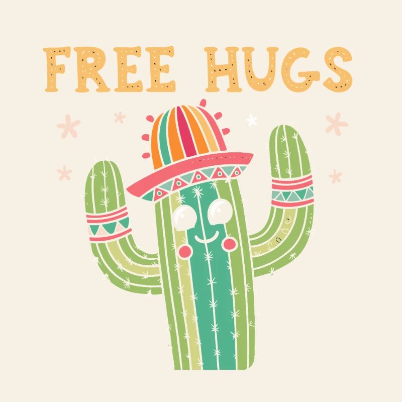 Cactus Joyeux Câlins Gratuits