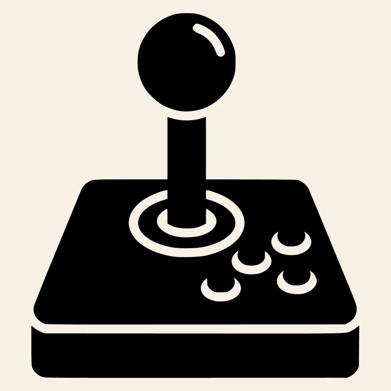 Icône d’arcade rétro joystick