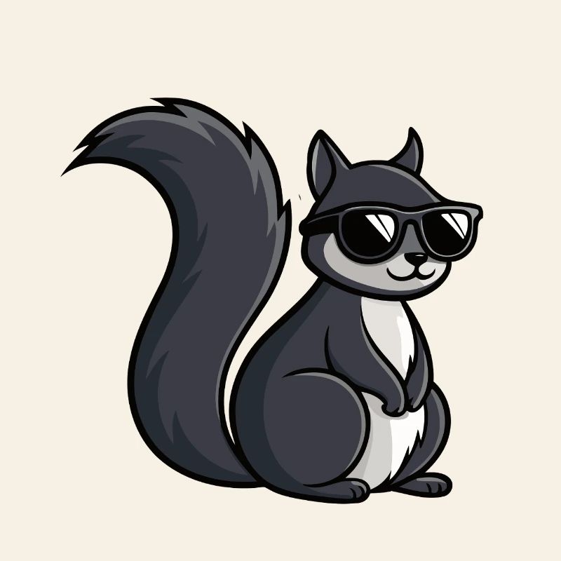 Cool Squirrel Dark Glasses