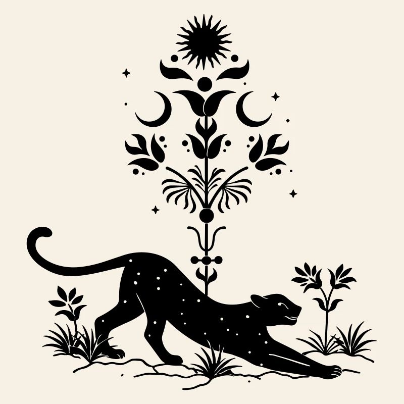 Cosmic Leopard Boho