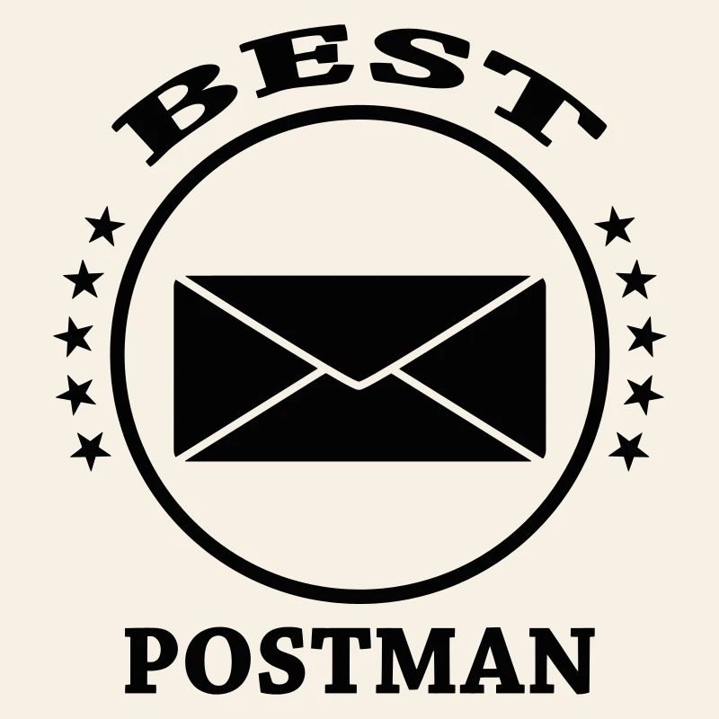 World's Best Postman Poststamp