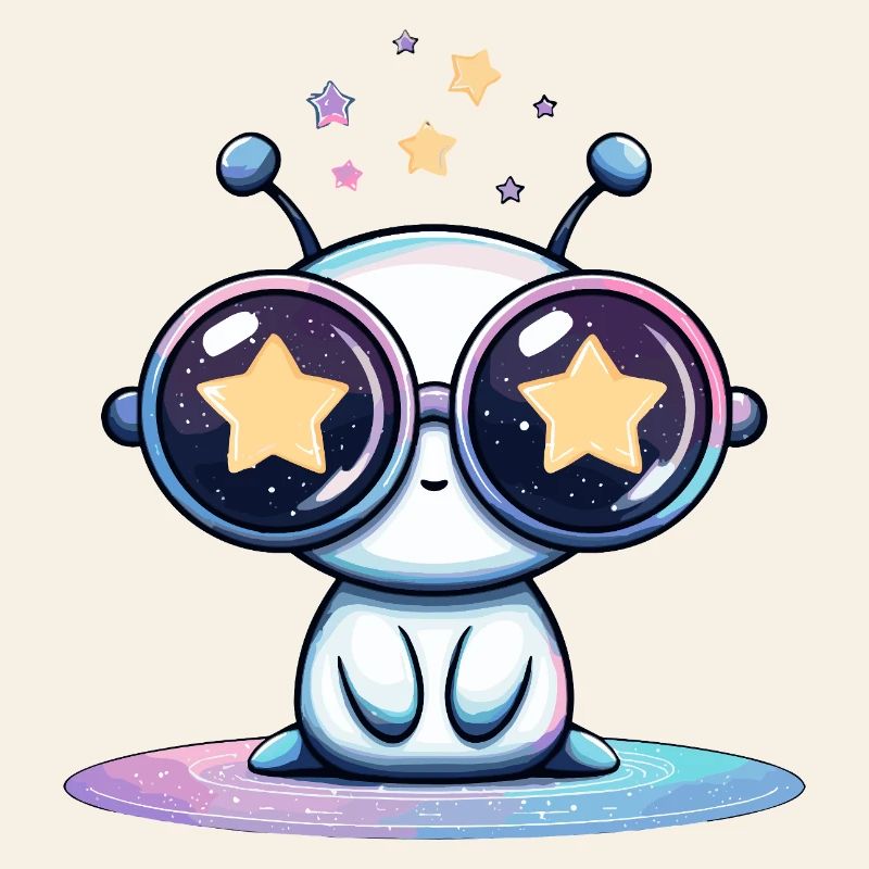 Sternenbrille Alien