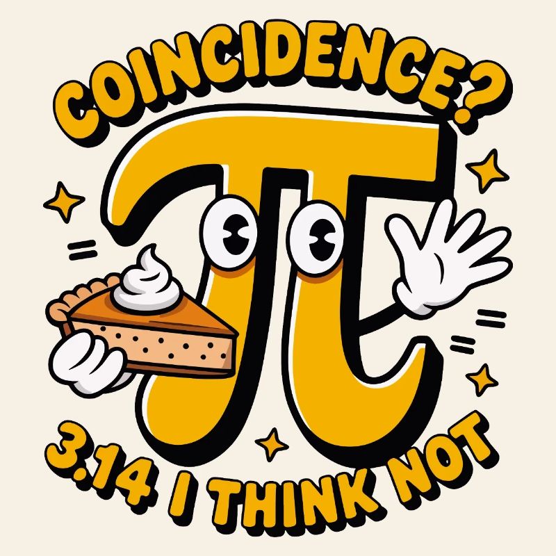 Pi Day Coincidence 3.14 Math Cake Design