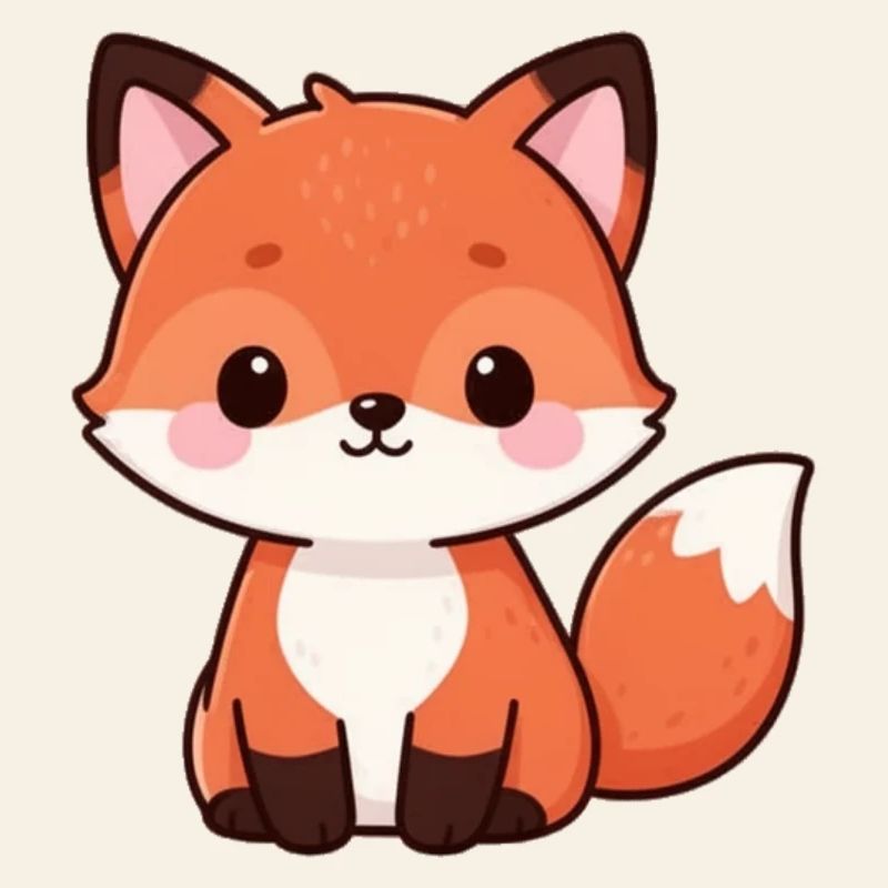 Cute Fox Kawaii Gift