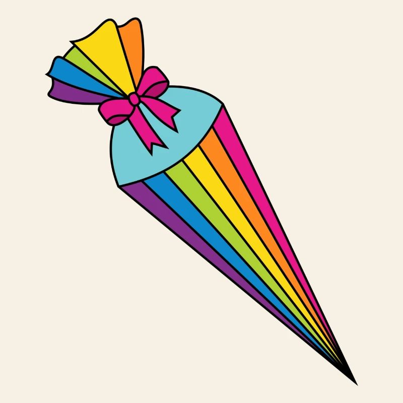 School Cone Sugar Cone
