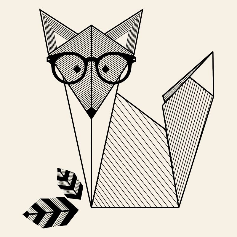 Fuchs mit Brille