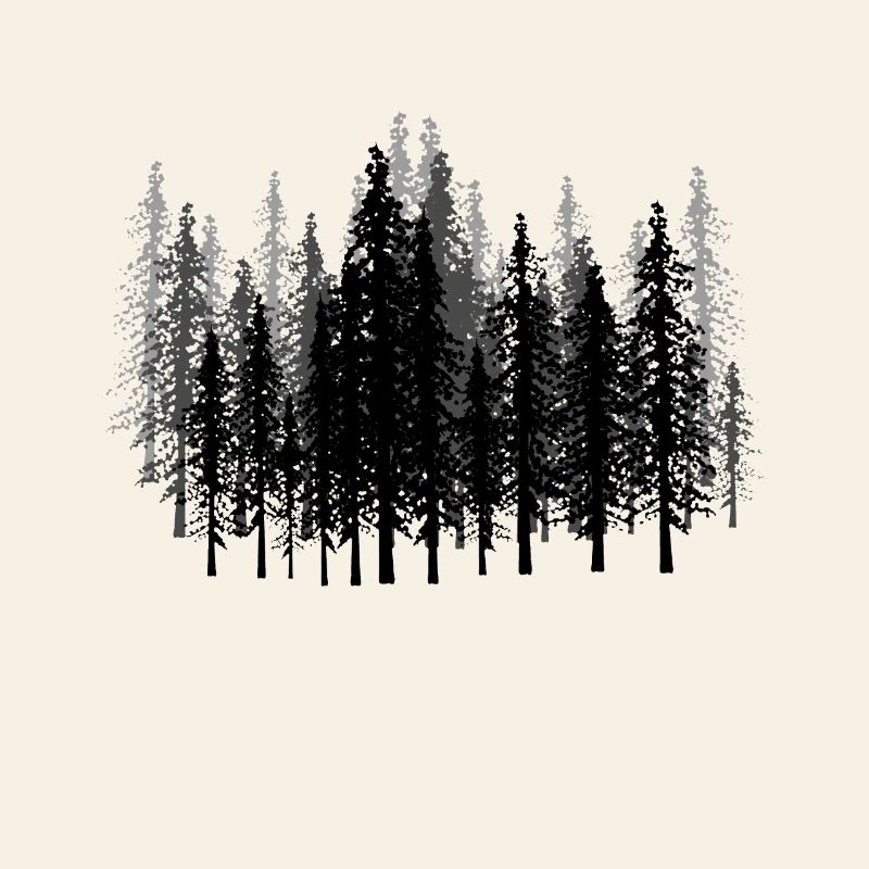 Forest Forests Forester Hunter Gift Idea Camping