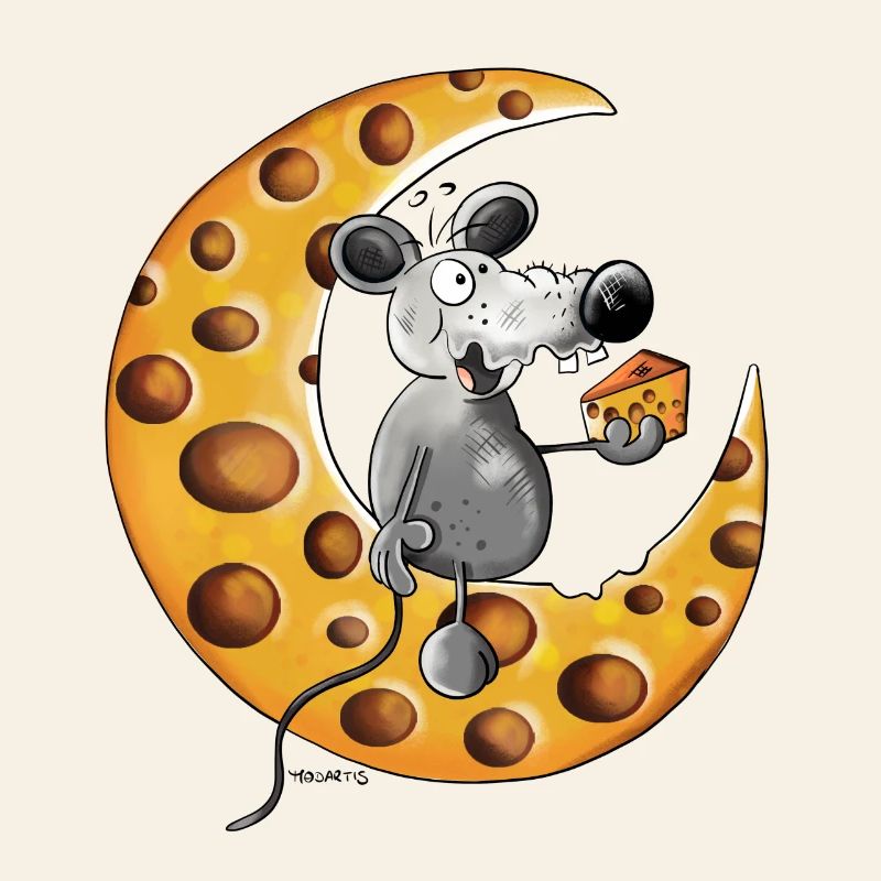 Maus liebt Käse