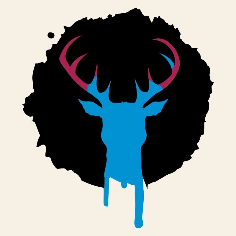 Patch de cerf graffiti