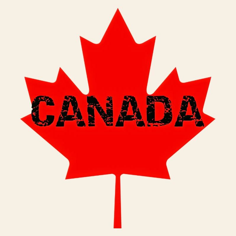Faded Canada Maple Stamp