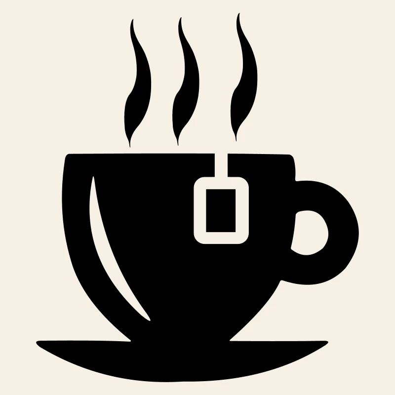 Tea cup with tea bag