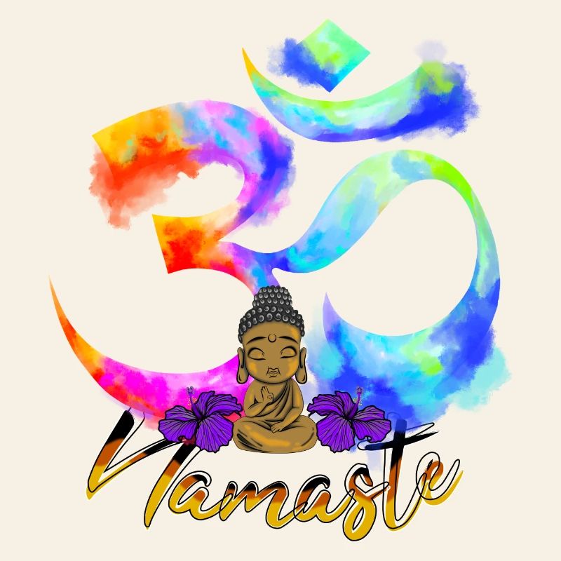 Namaste Bow Iris Buddha