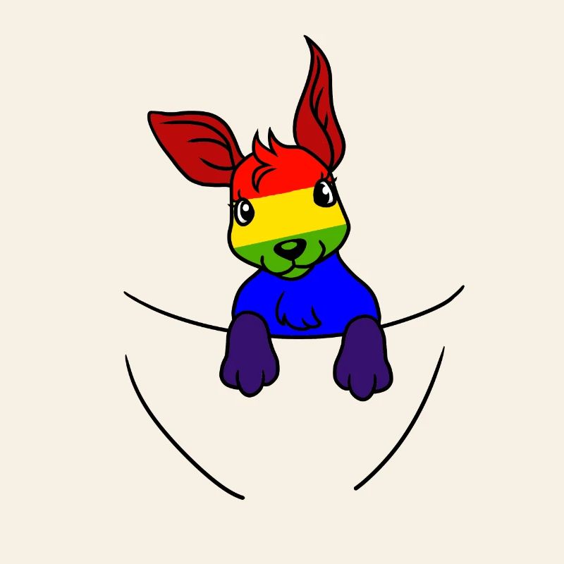 Koala LGBT Drapeau Arc-en-ciel Gay Pride Gay