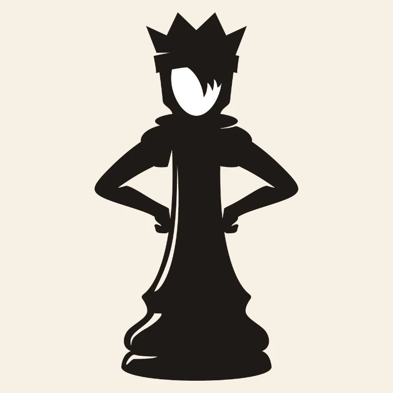 Wütende Schach Dame – Chess Queen Design