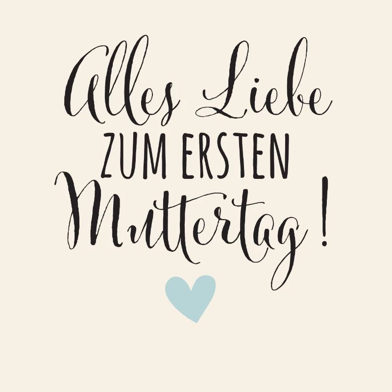1. Muttertag Mama Mutter Baby Geschenk Babysprüche