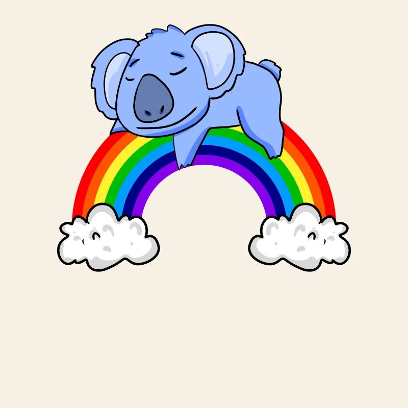 Koala arc-en-ciel