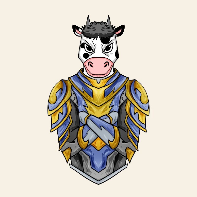 Knight Cow Crusader