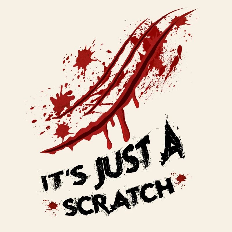 Nur ein Kratzer - Just a scratch