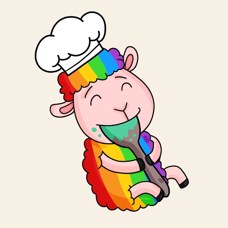 Cuisinier de mouton mignon