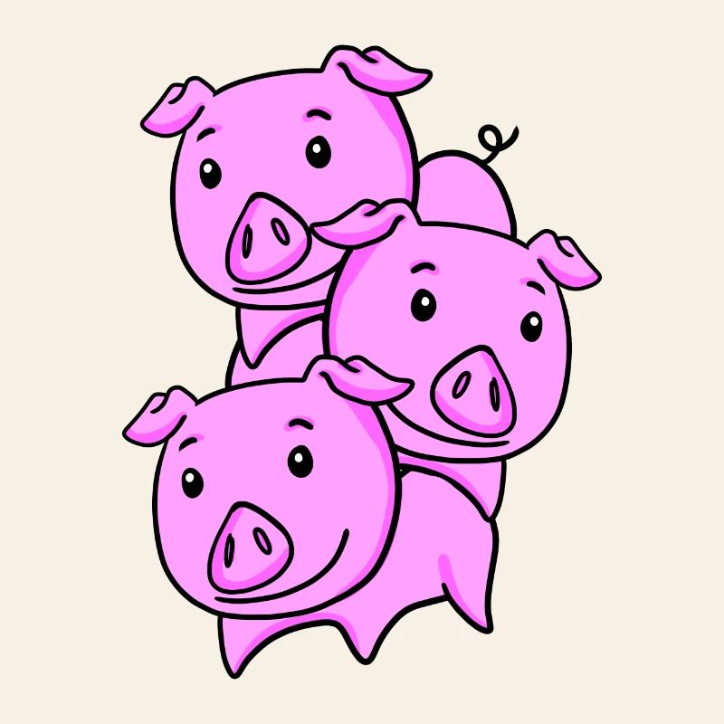 Niedliche Schweine