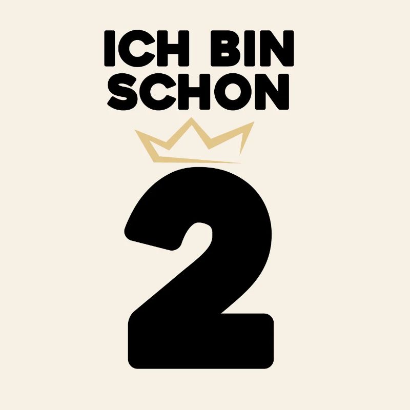 2 Geburtstag - 2 Jahre mit Krone