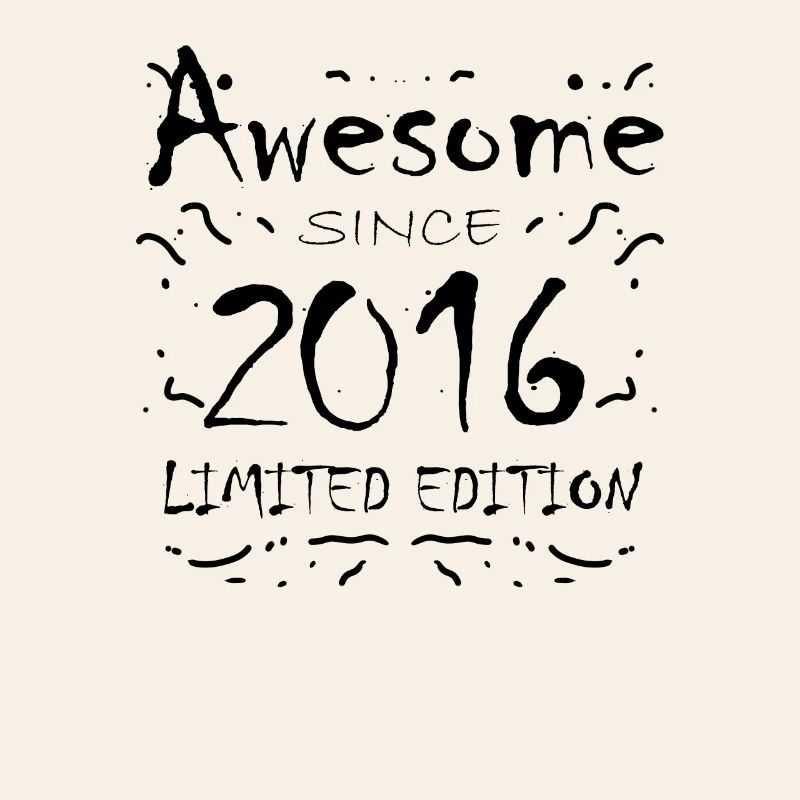 2016 - Né 2016 - Année de naissance 2016
