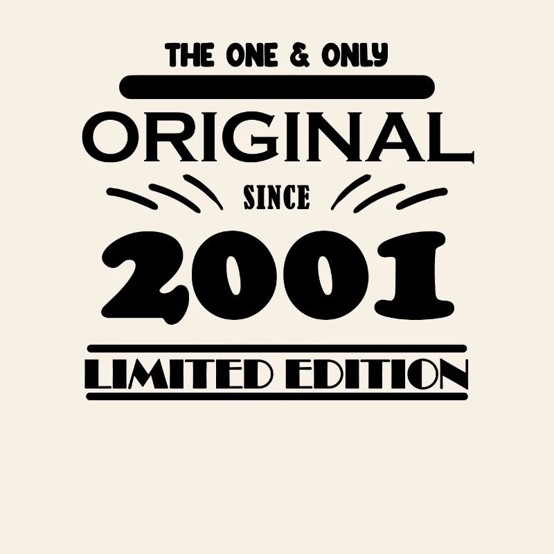 2001 - Année de construction 2001 - Né en 2001