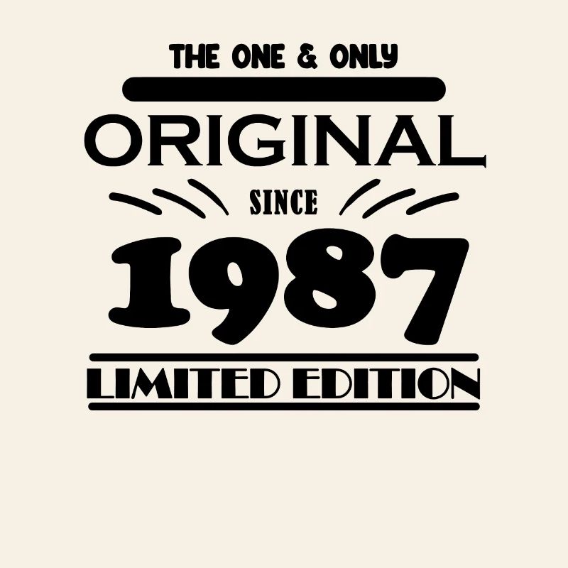 1987 - Year of construction 1987 - Born 1987