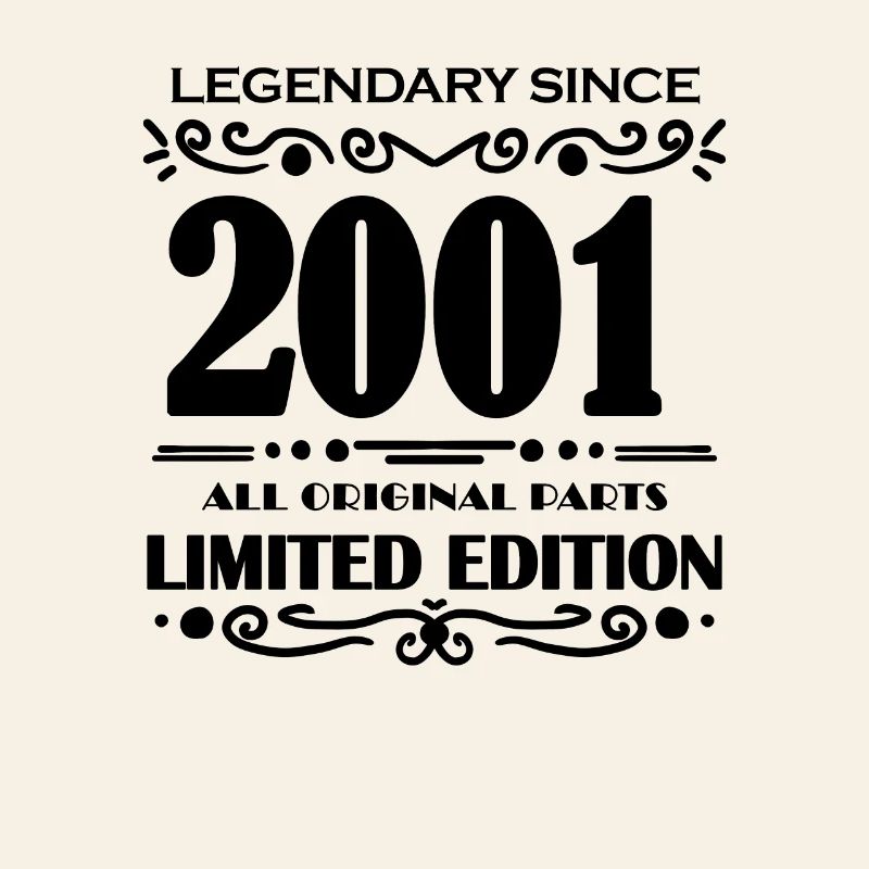 2001 - Né 2001 - Année de construction 2001