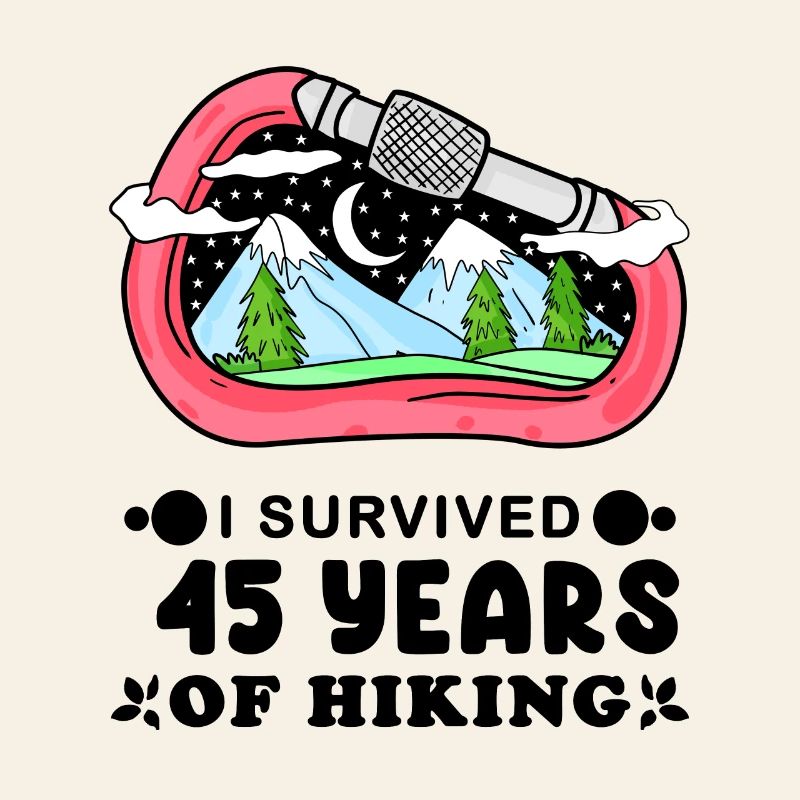Mountain Wanderer 45th Birthday 45 Years Old Gift
