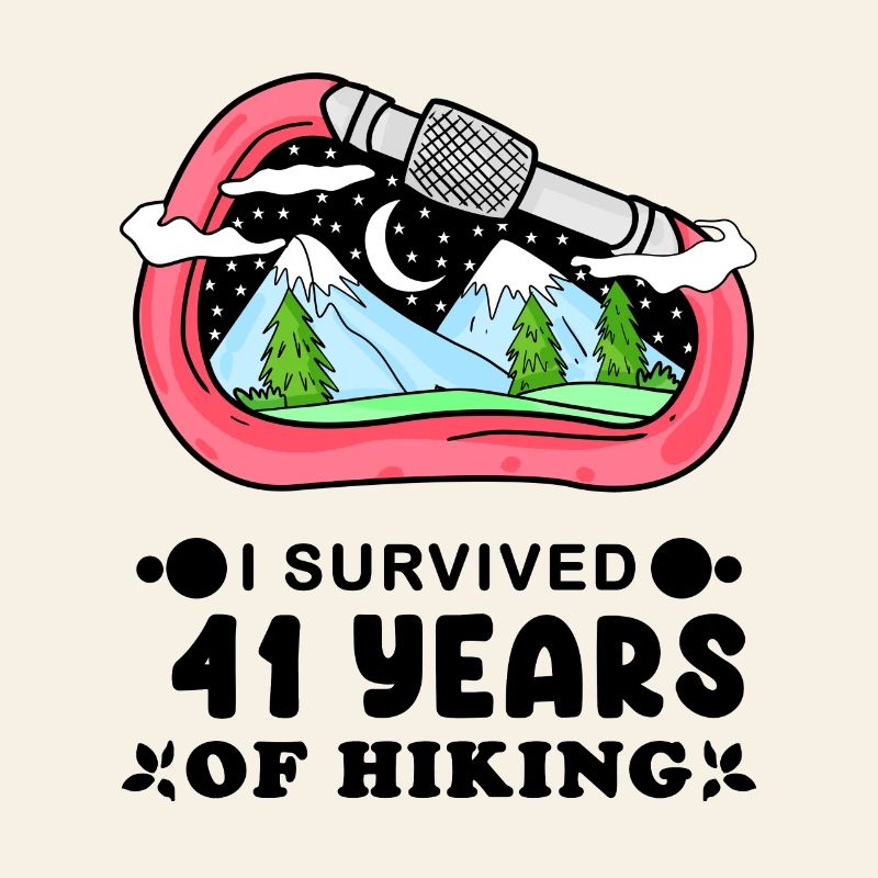 Berg Wanderer 41. Geburtstag 41 Jahre alt Geschenk