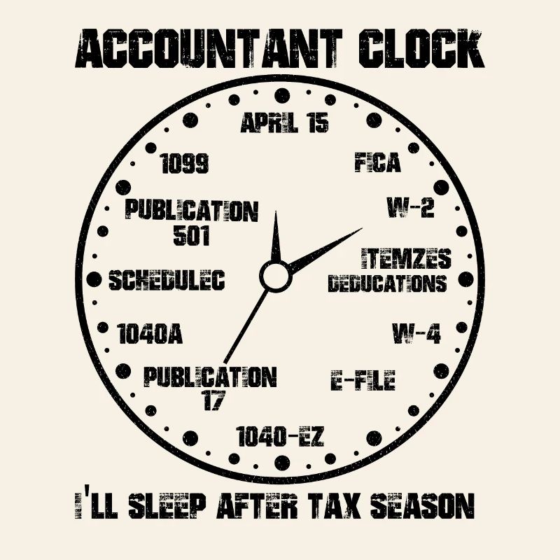 Drôle d’horloge comptable CPA Comptabilité