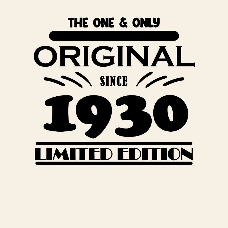 1930 - Année de construction 1930 - Né en 1930