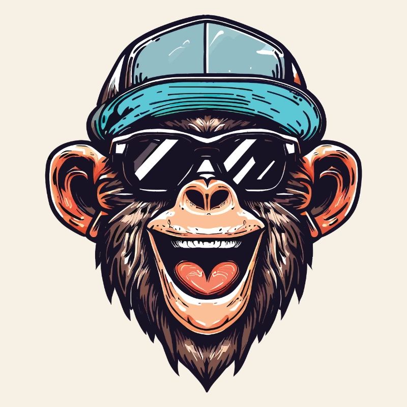 Lustiger Affe