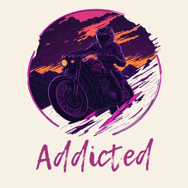 Synthwave Moto Accro