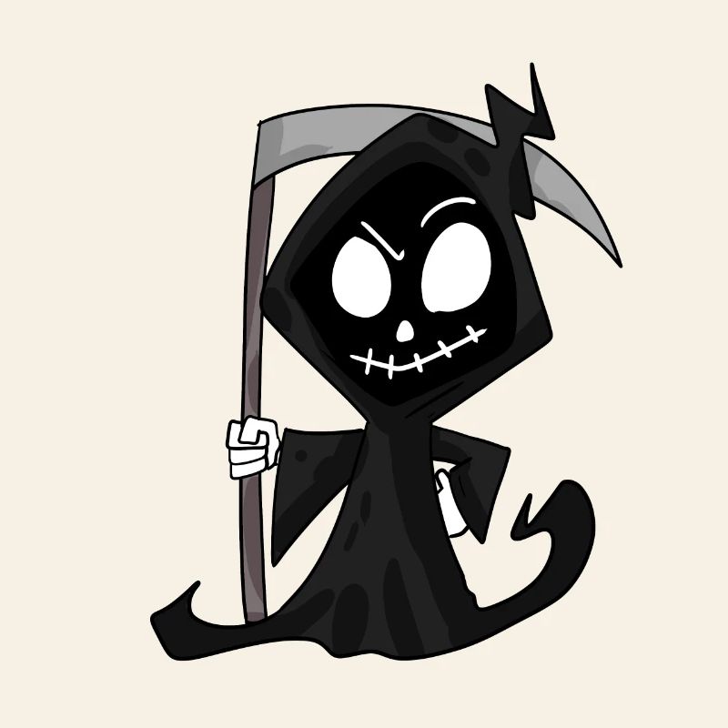 Faucheuse avec faux - Halloween