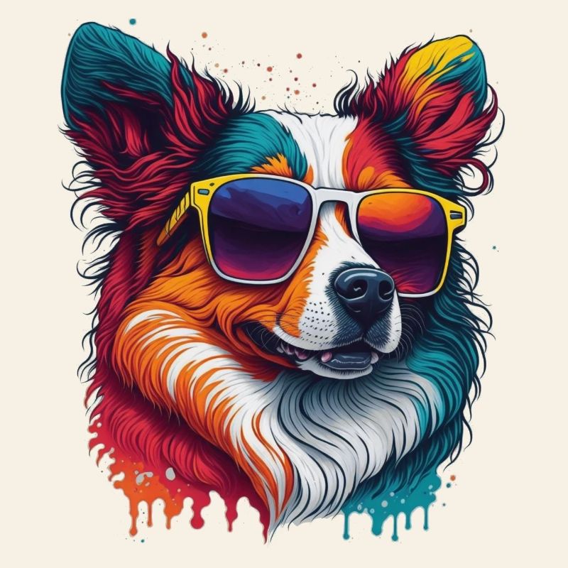 chien cool