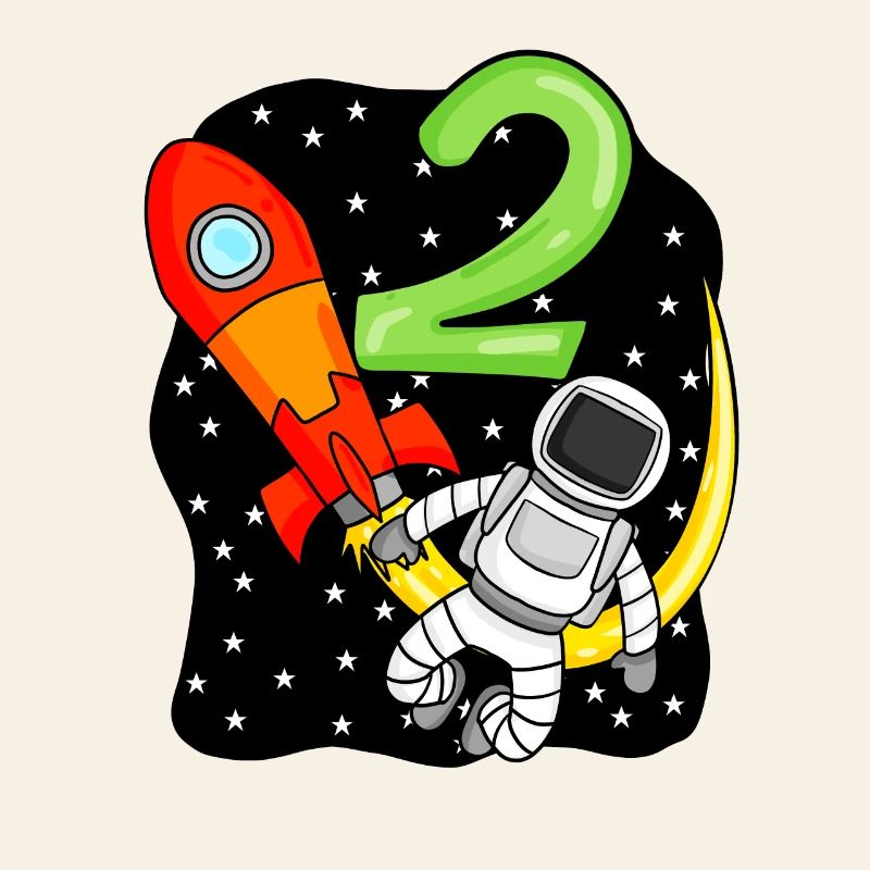 2 Anniversaire Garçon Astronaute