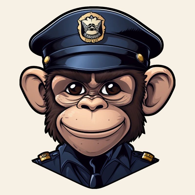 Polizei Affe