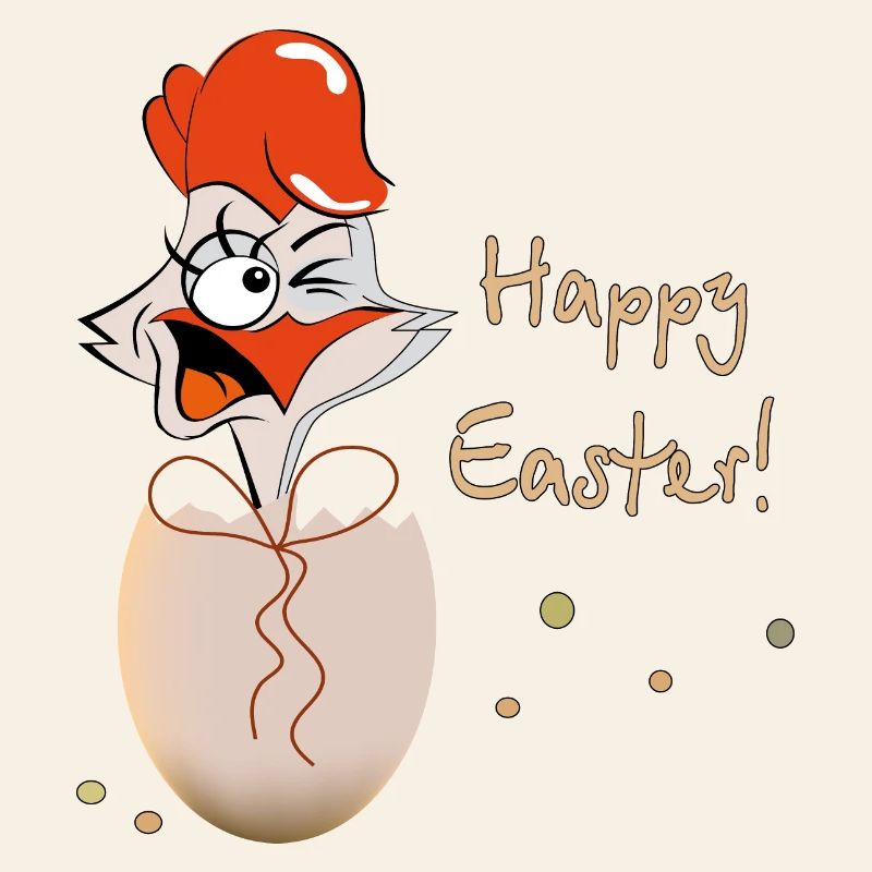Happy Easter Rooster Easter