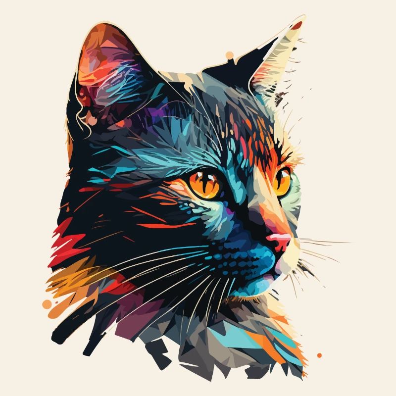 Bunte Katze