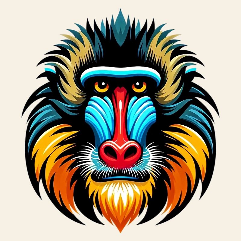 Singe mandrill