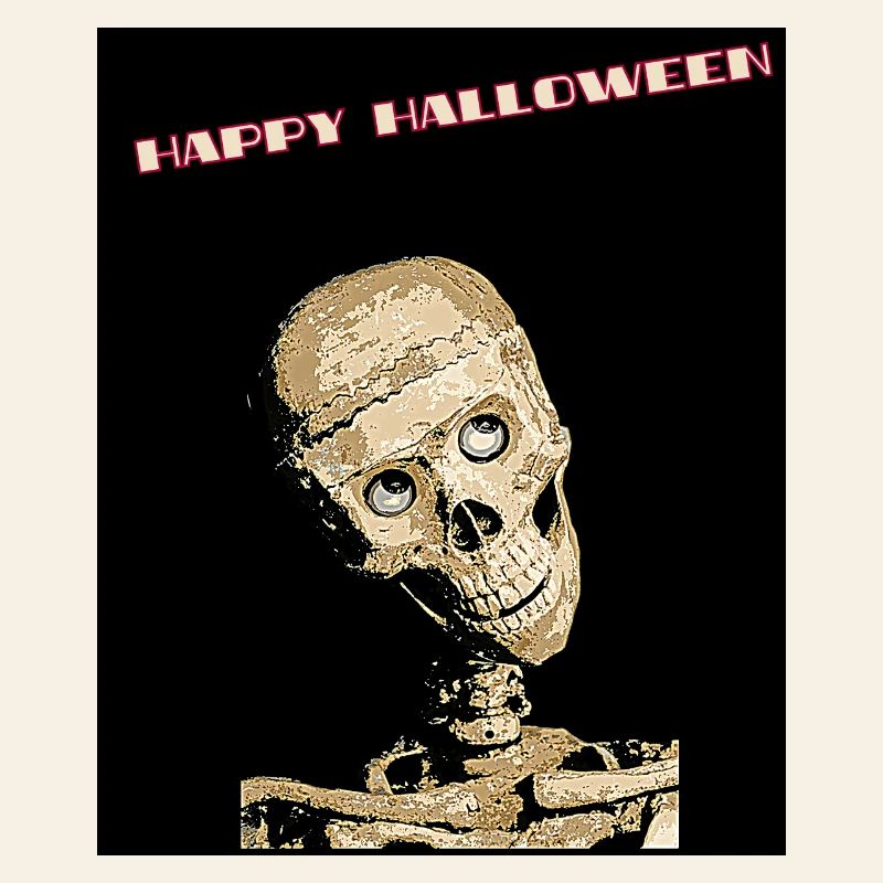 Skeleton funny for Halloween